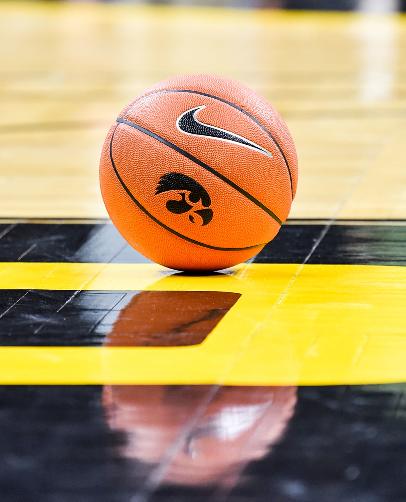 Iowa logo on ball
